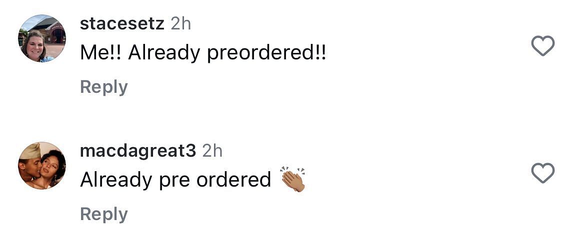 IG users say that they've preordered Staley's memoir